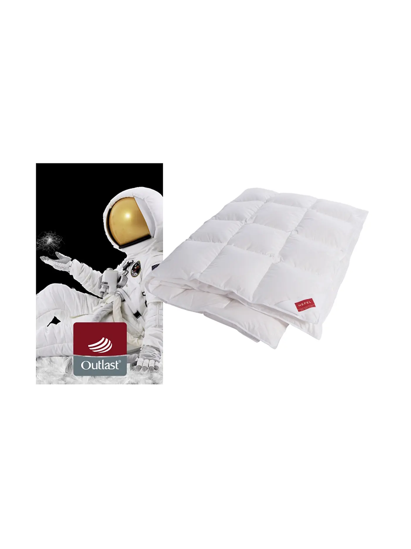 HEFEL | Sommerdecke Outlast Proactive Down 140x200cm 220g | 
